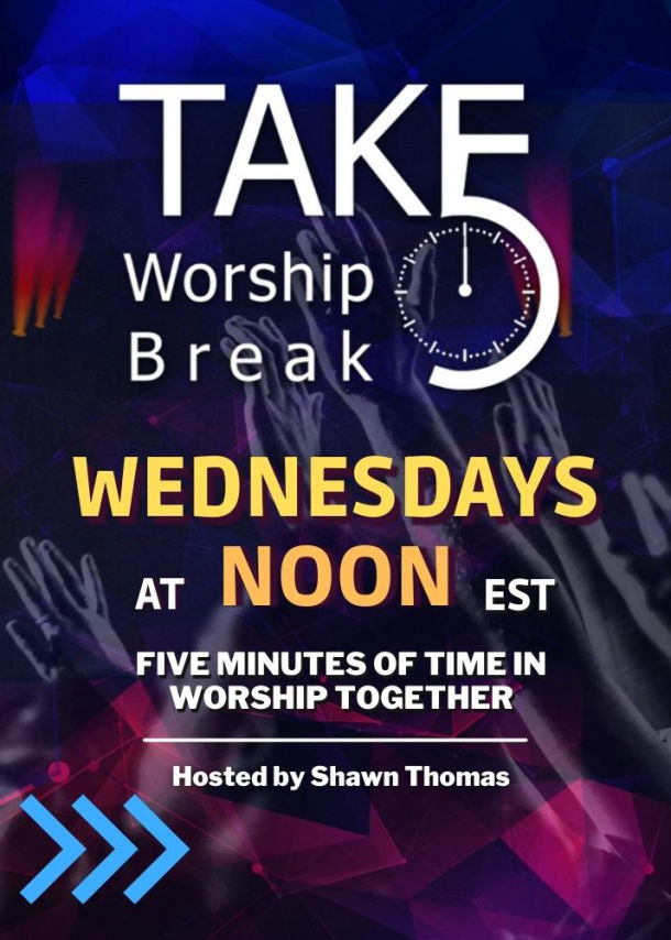 Take 5 Worship Break on Worship Together with Shawn Thoams